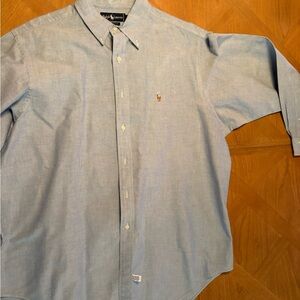 Ralph Lauren Men's Light Blue Button Down Shirt